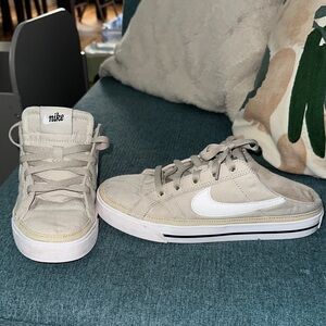 Nike Tan Sneakers with White Accents